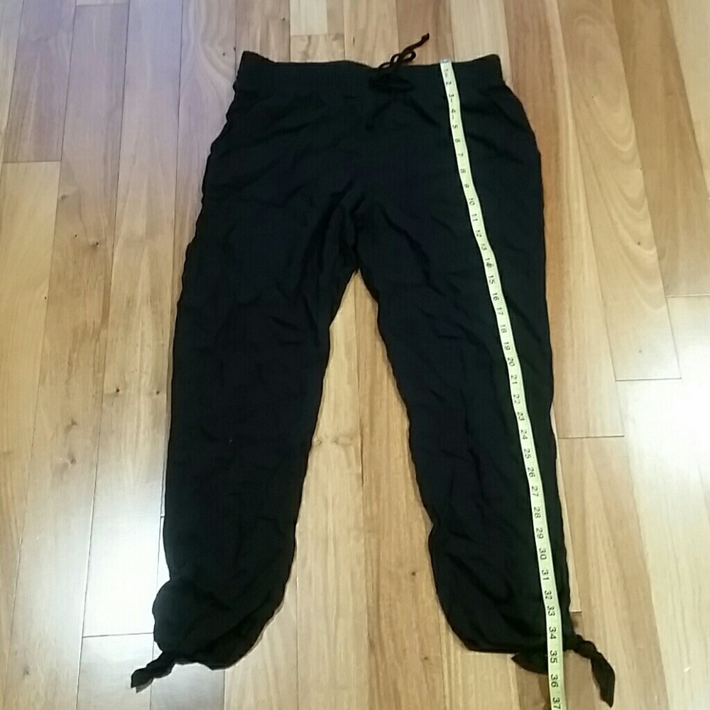 !SOLD!SOCIALITE Ankle Tie Pants black - Picture 3 of 8